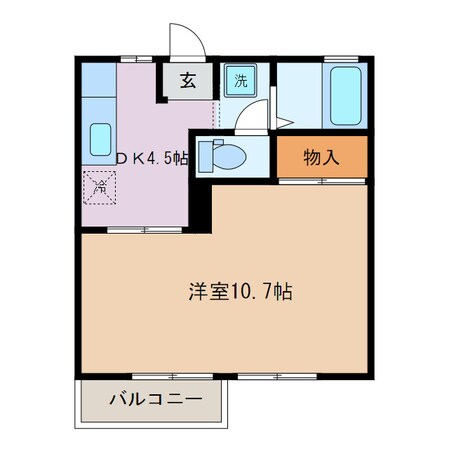 セフィラテラモト　Ａ棟の物件間取画像